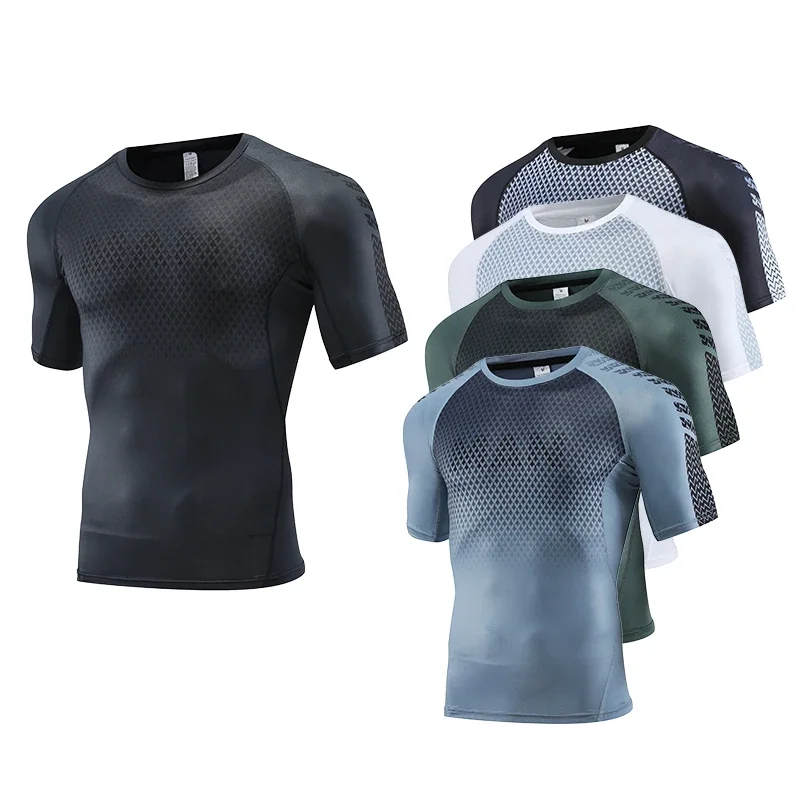 Rash Guard - Camiseta deportiva para hombre, camiseta de