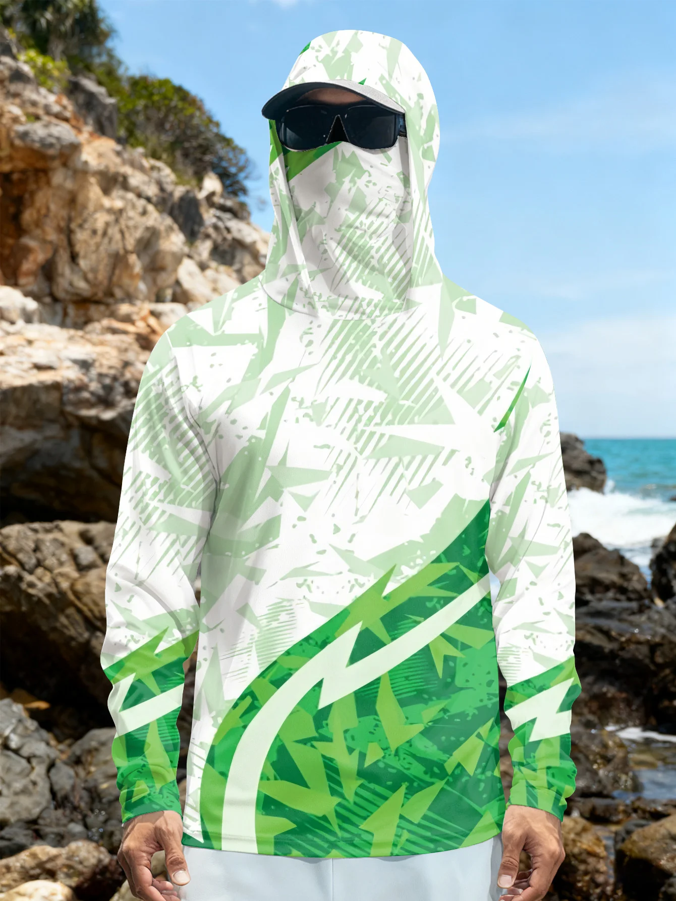 Camisa de pesca para hombre co - Rash Guard reseña y precio