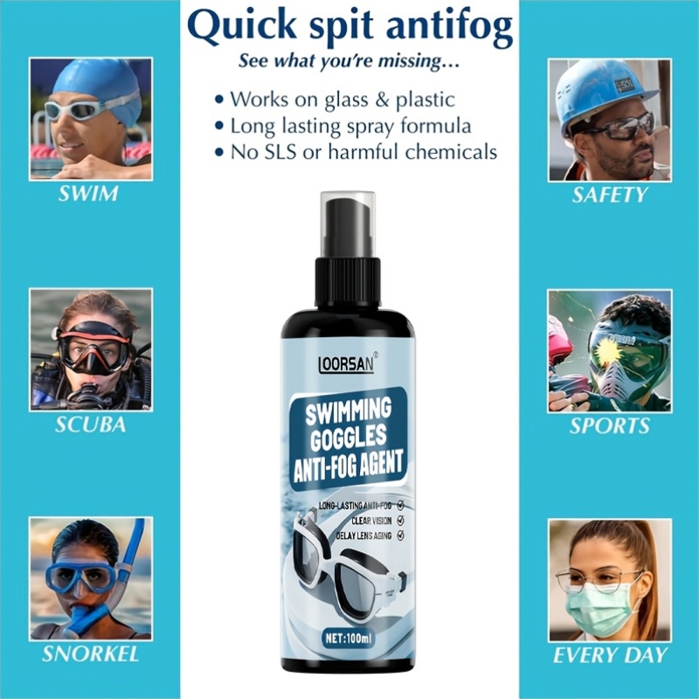 Spray Antivaho para Gafas LOOR - Goggles Swim reseña y precio